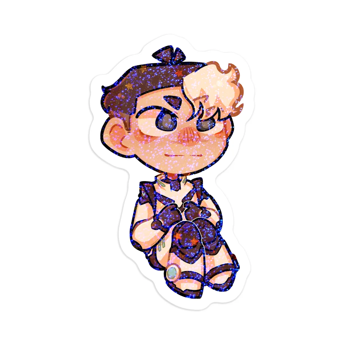 Voltron Shiro Glitter Stickers