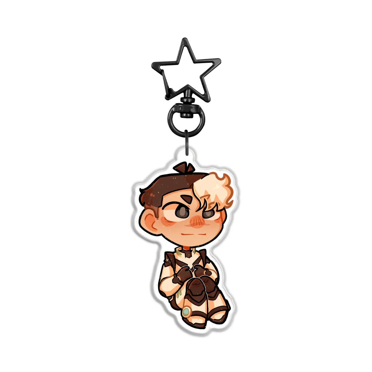 Voltron Shiro Glitter Keychain