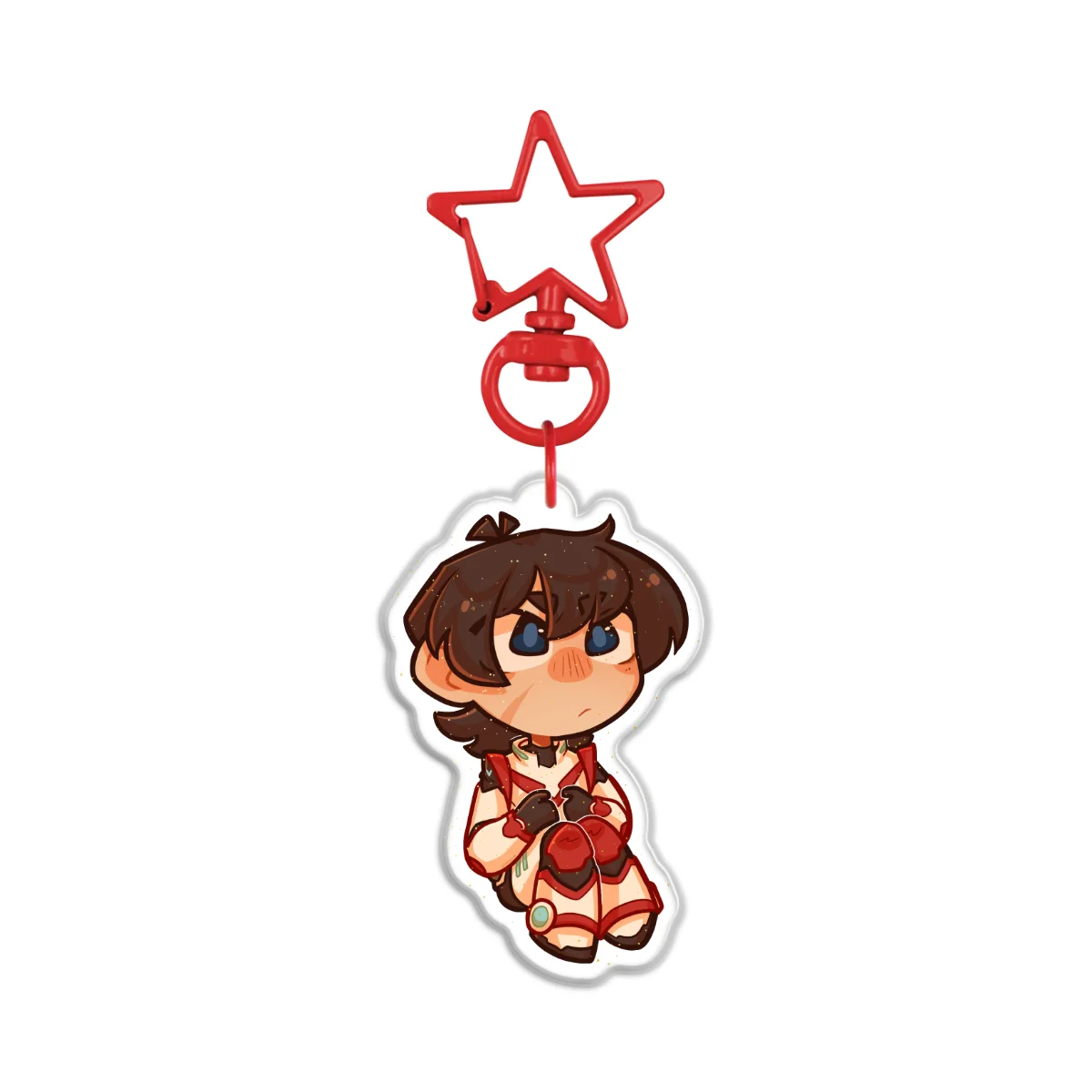 Voltron Keith Glitter Keychain