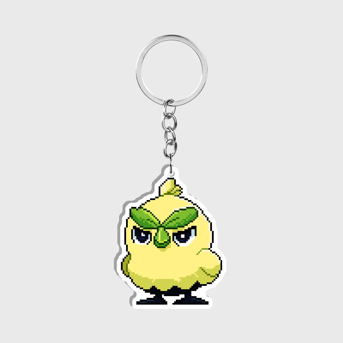 Grass Monster Bird Non Clear Acrylic Keychain