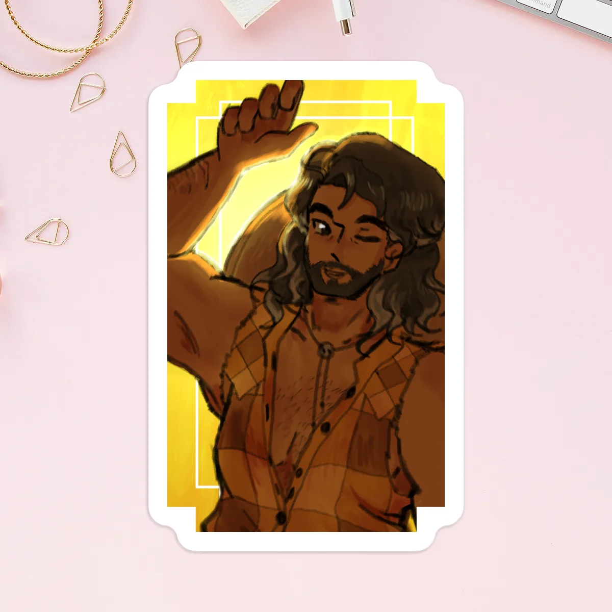 [Fields of Mistria] Hayden 2in Sticker
