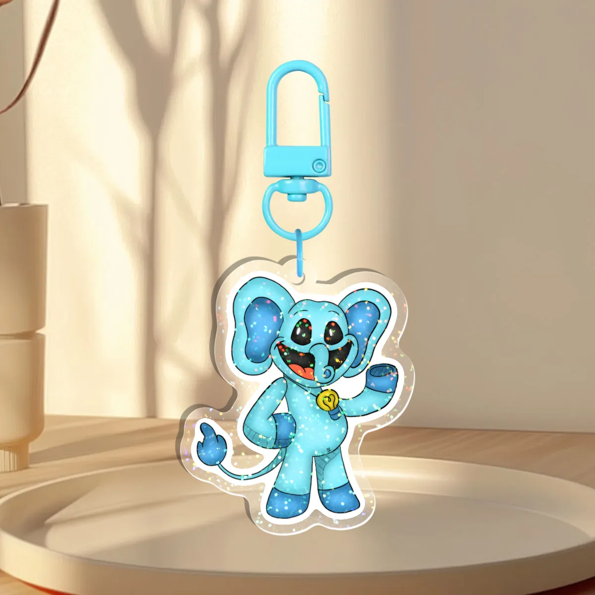 Bubble Elephant Keychain