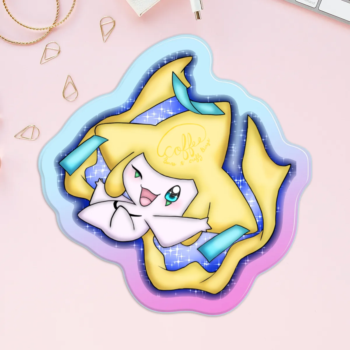 Wishing Rainbow Acrylic Rounding Pins