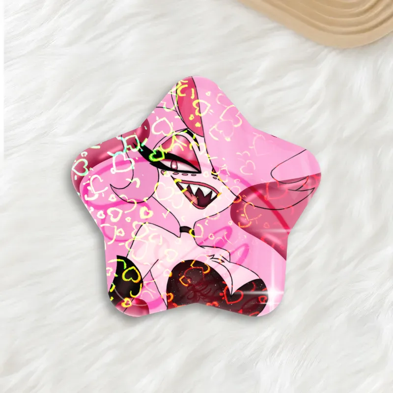 Angelic Star Button Pins