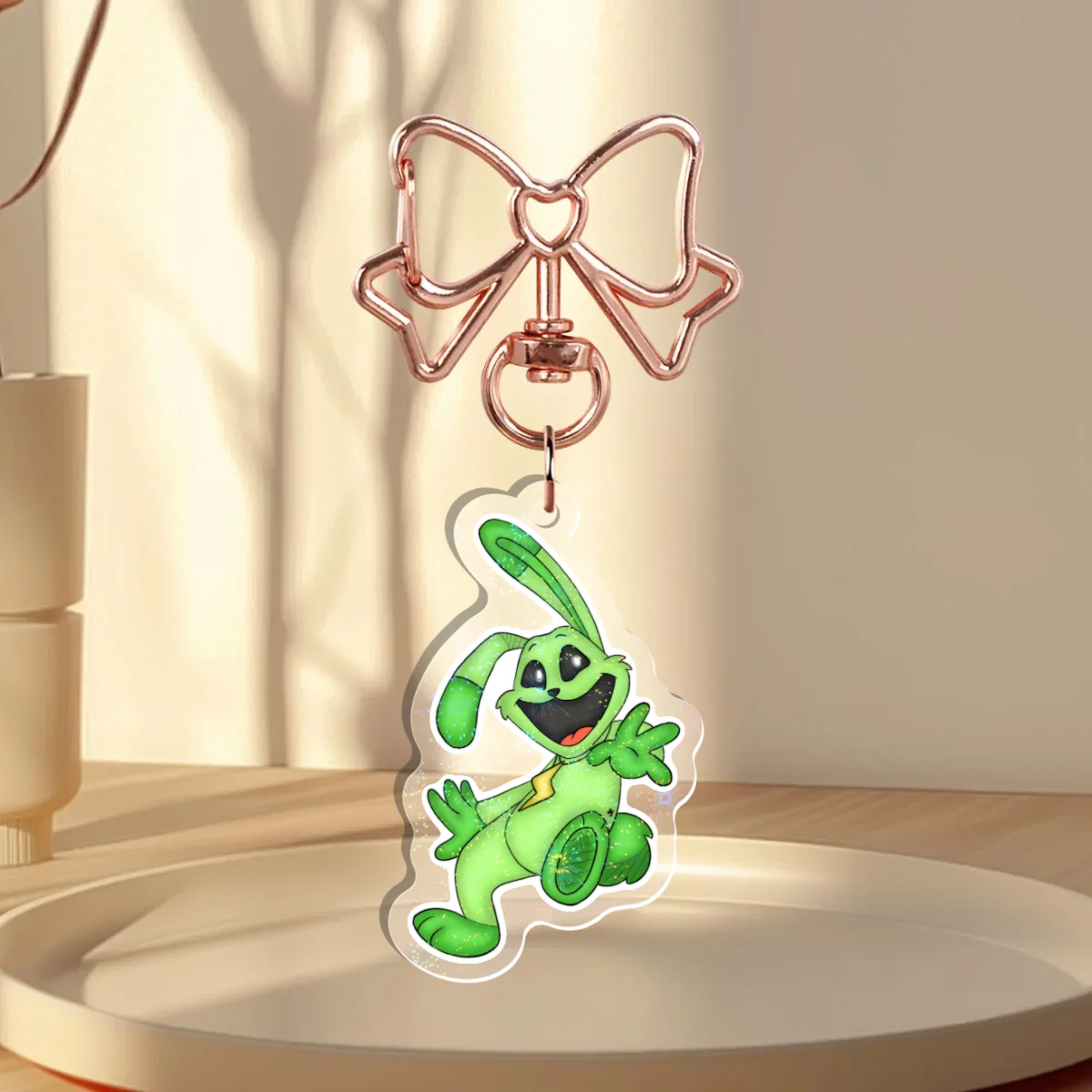 Hopping Bunny Keychain