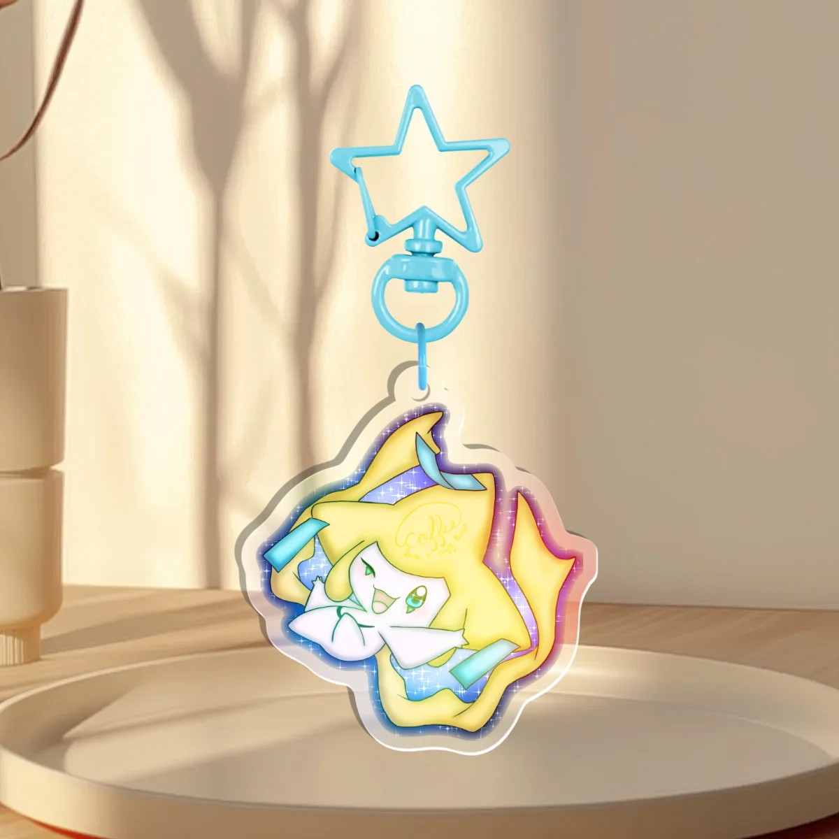 Wishing Holographic Keychain
