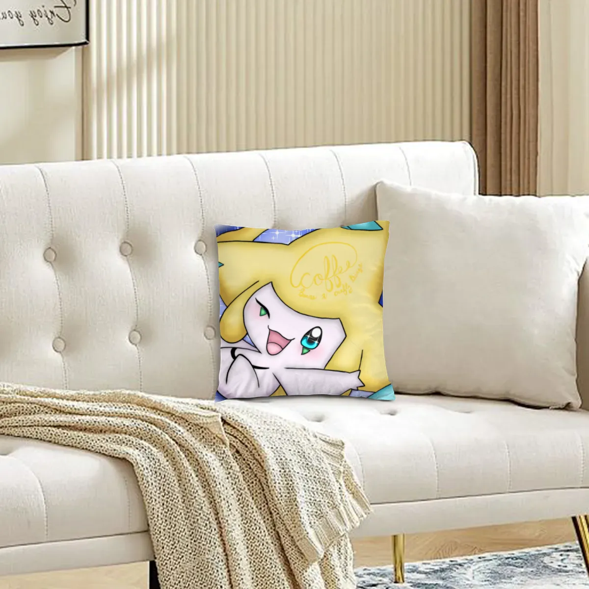 Wishing Square Throw Pillow