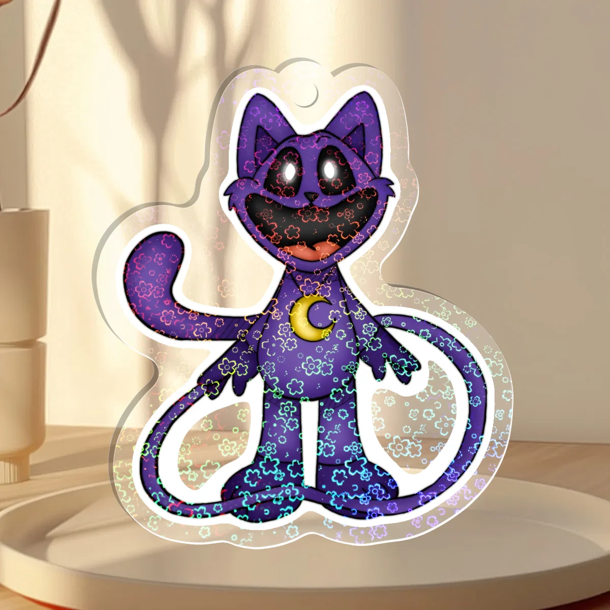 Sleepy Kitty Keychain