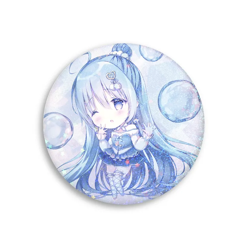 Hanaはな Round Button Pin