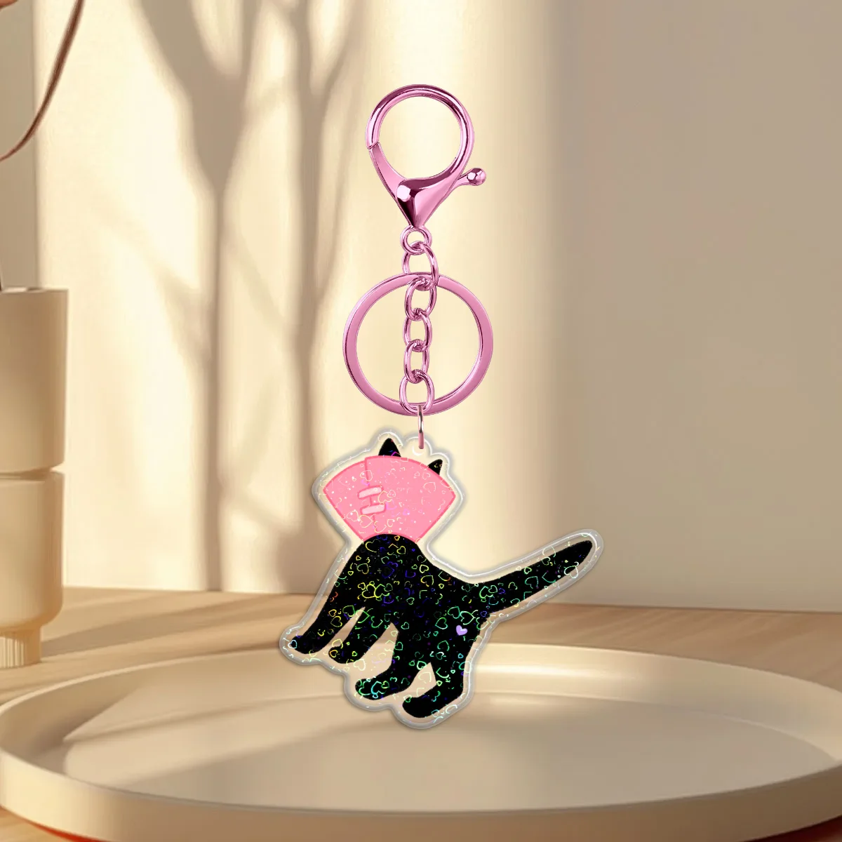 TNR Epoxy Holographic Keychain