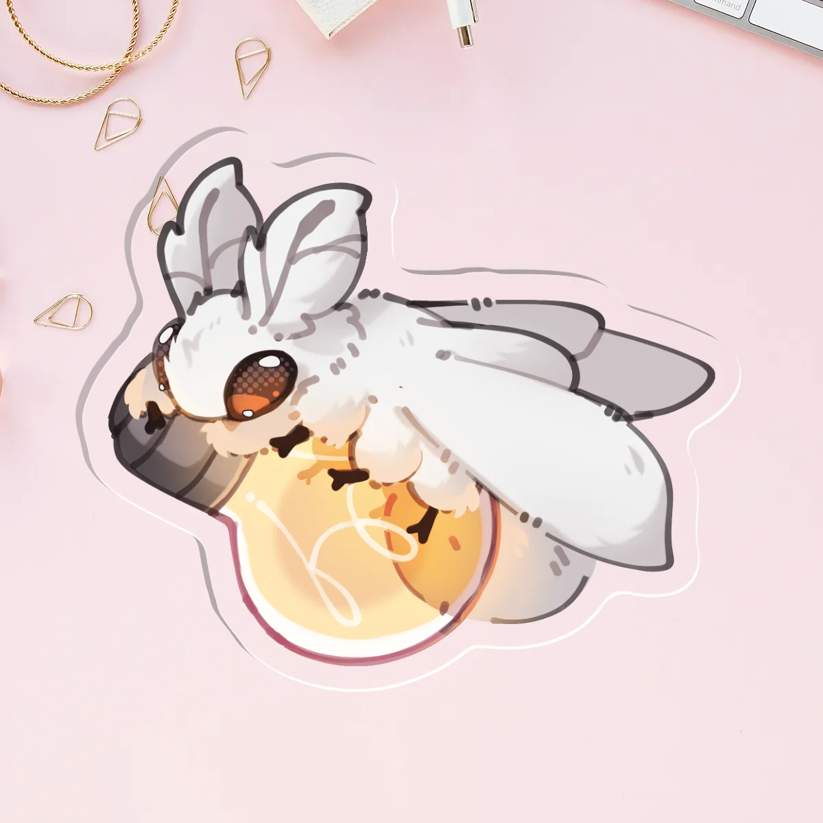 Moth Acrylic Pin
