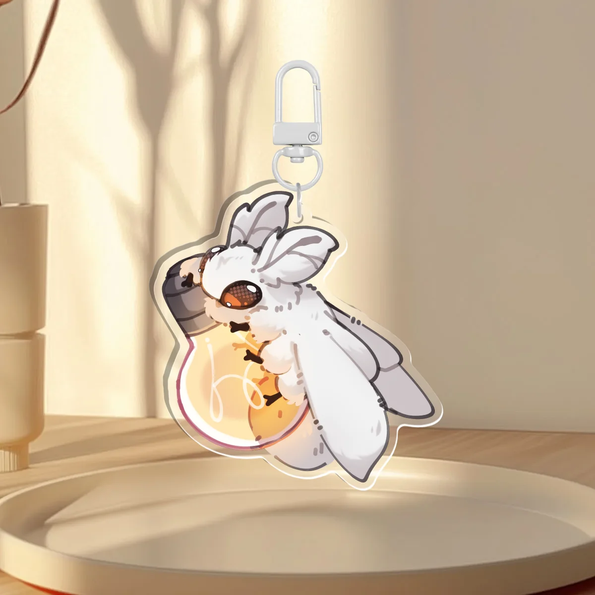 Moth Acrylic Keychain