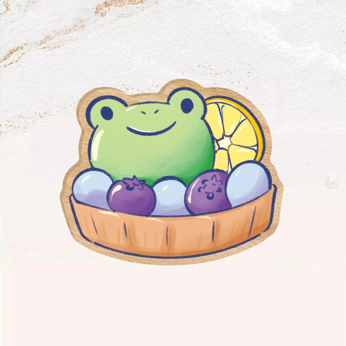 Tart - Natural Wooden Pin