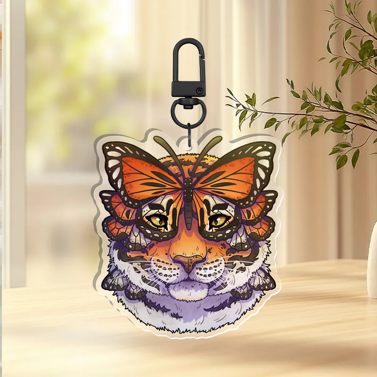 Monarch Tiger Keychain 3