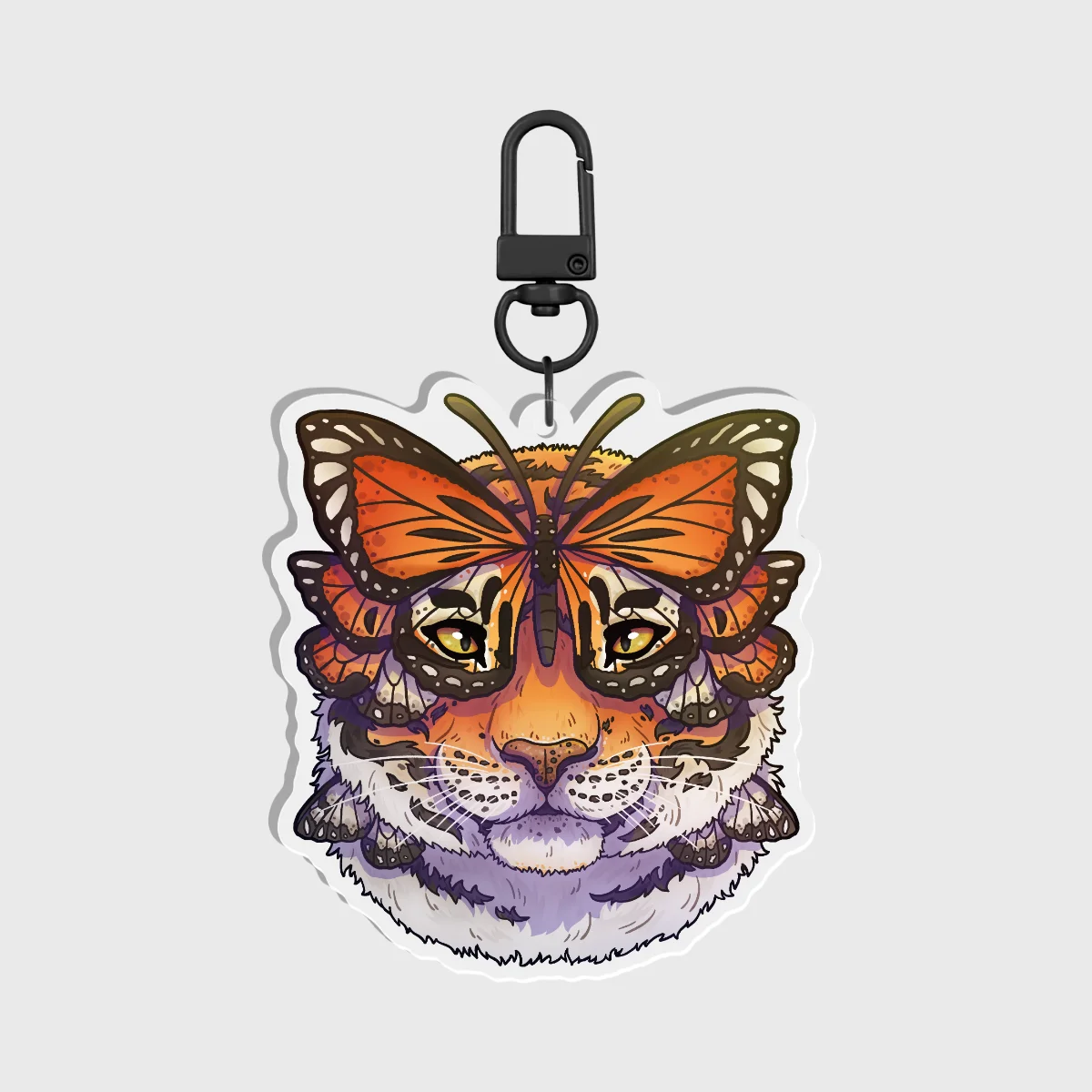 Monarch Tiger Keychain 4