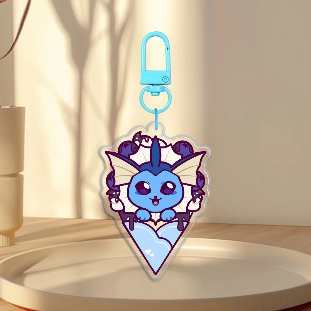 Vaporeon Crepe Keychain