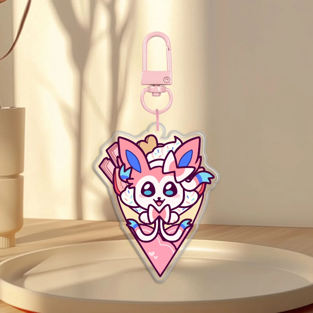 Sylveon Crepe Keychain