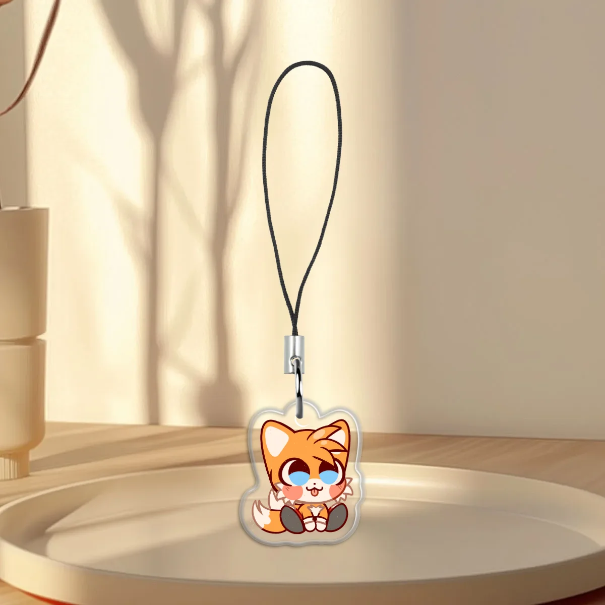 Miles 'Tails' Prower Sitting Mini Charm