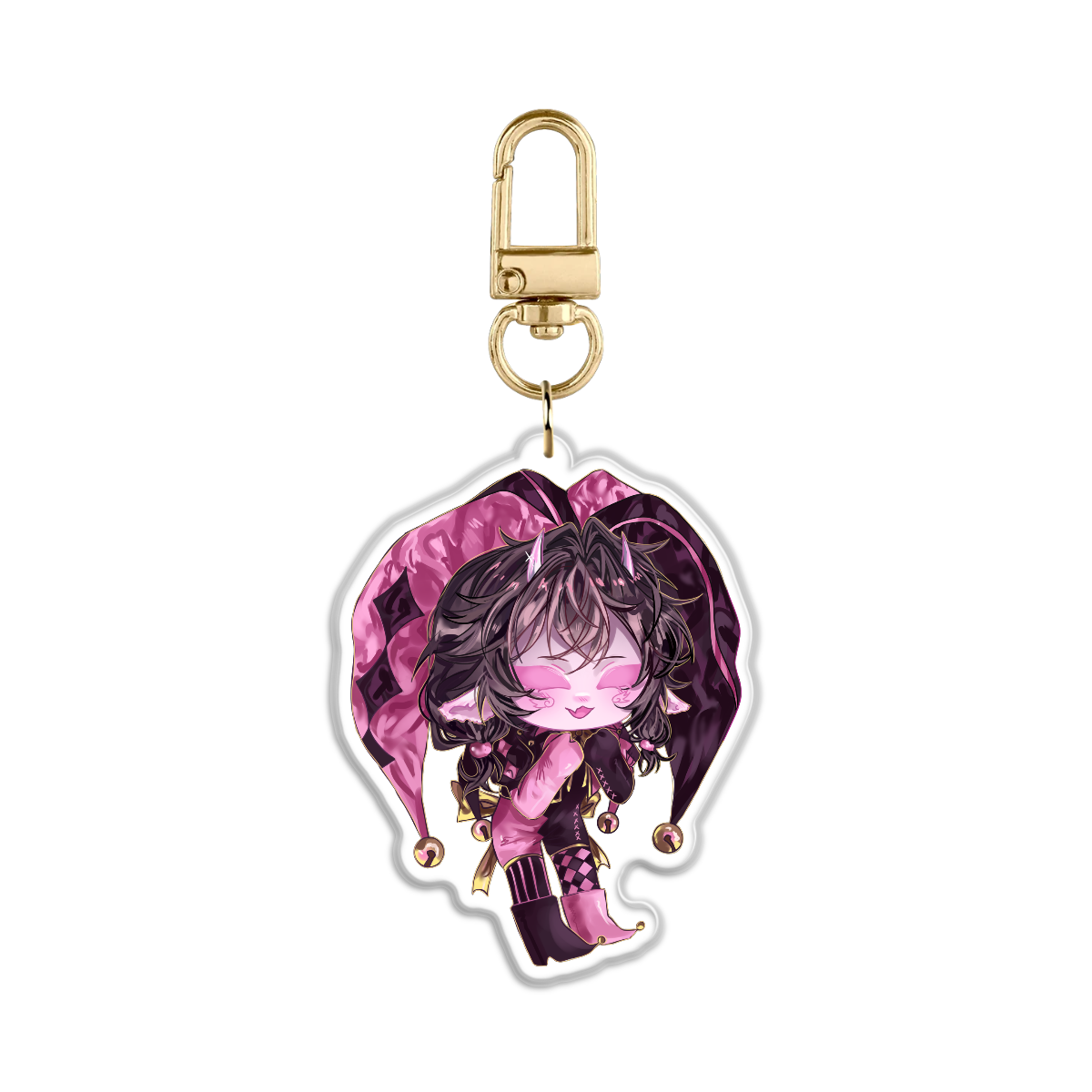 Columbina Epoxy Keychain