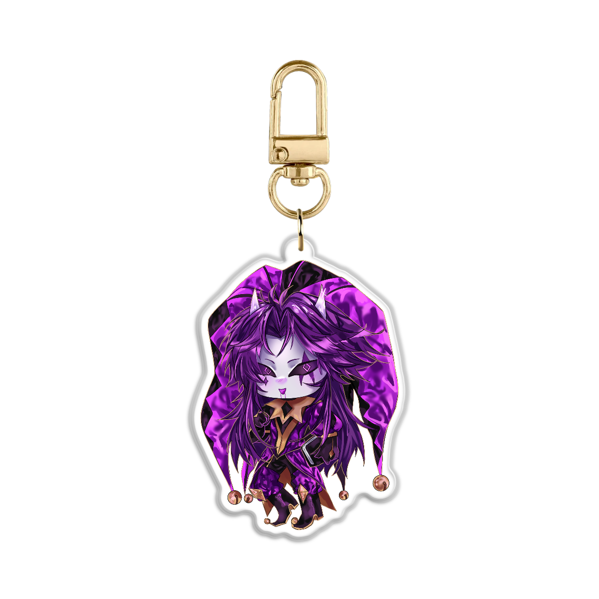 Jester Epoxy Keychain