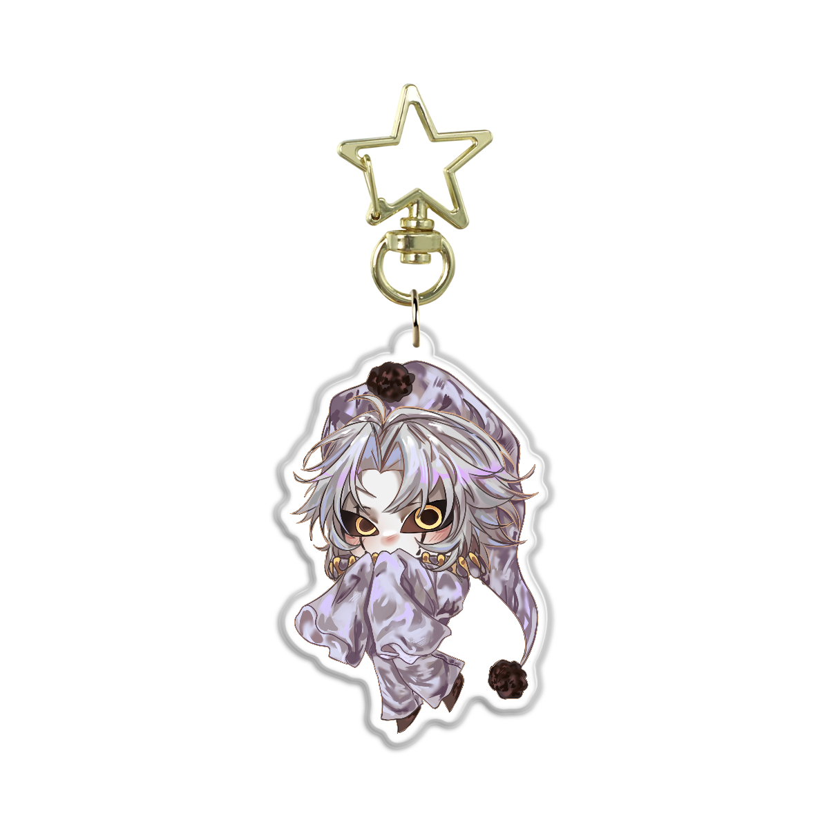 Little Pierrot Epoxy Keychain