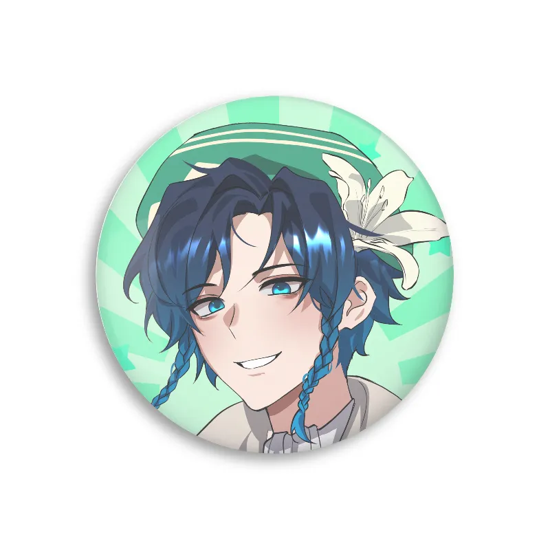 Venti Round Button Pin