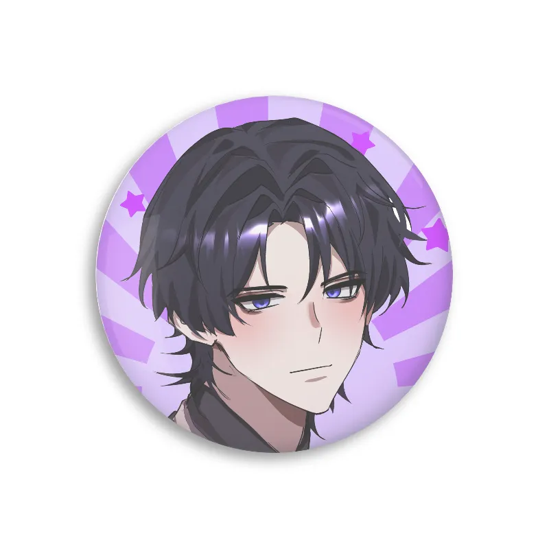 Scaramouche Round Button Pin