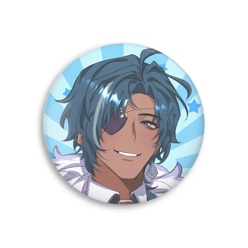 Kaeya Round Button Pin