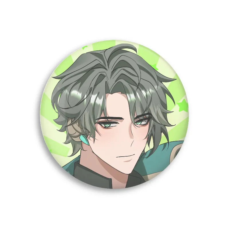 Alhaitham Round Button Pin