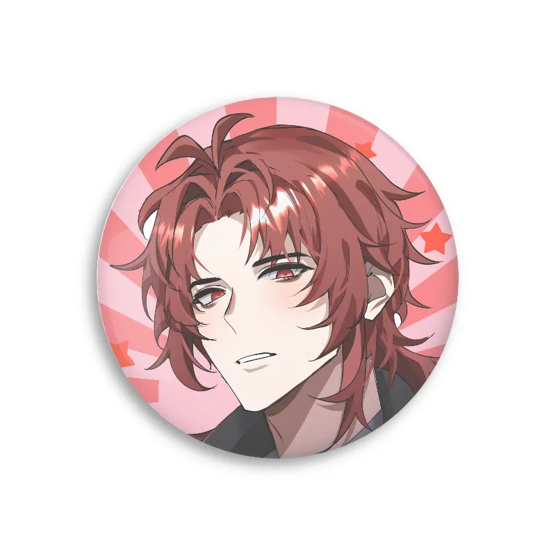 Diluc Round Button Pin