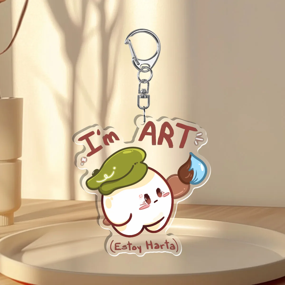 I'm art (Estoy harta) - Custom Clear Acrylic Keychains