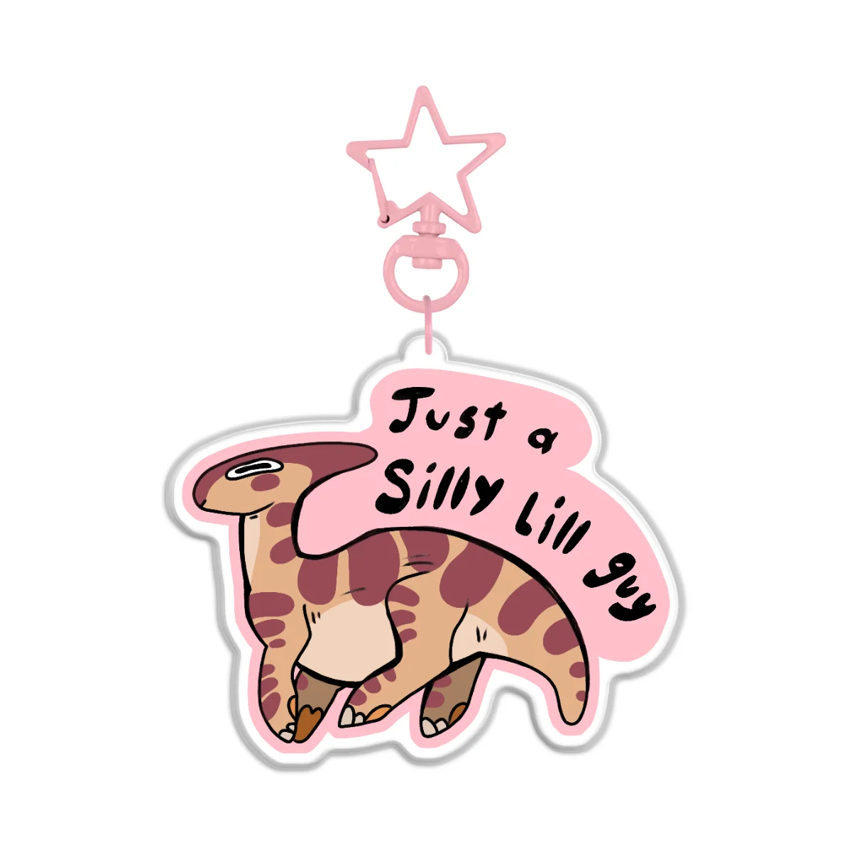 Just A Silly Lill Guy - Epoxy Keychain