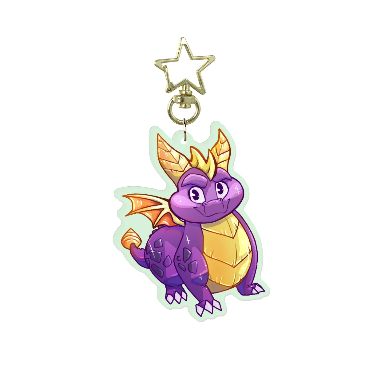Chungus Spyro - Colored Acrylic Keychains