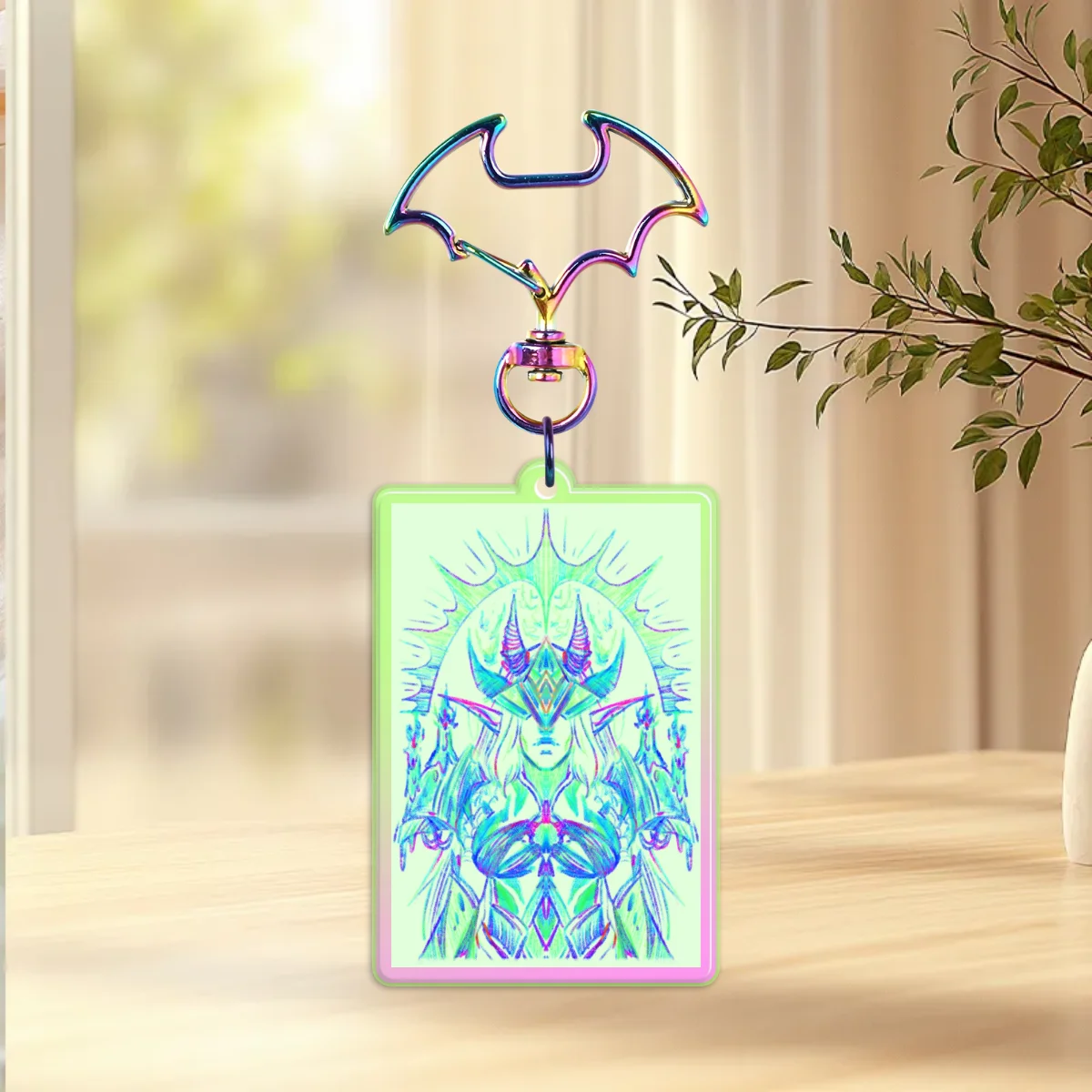 Lilithuu Rainbow Mural Acrylic Charm