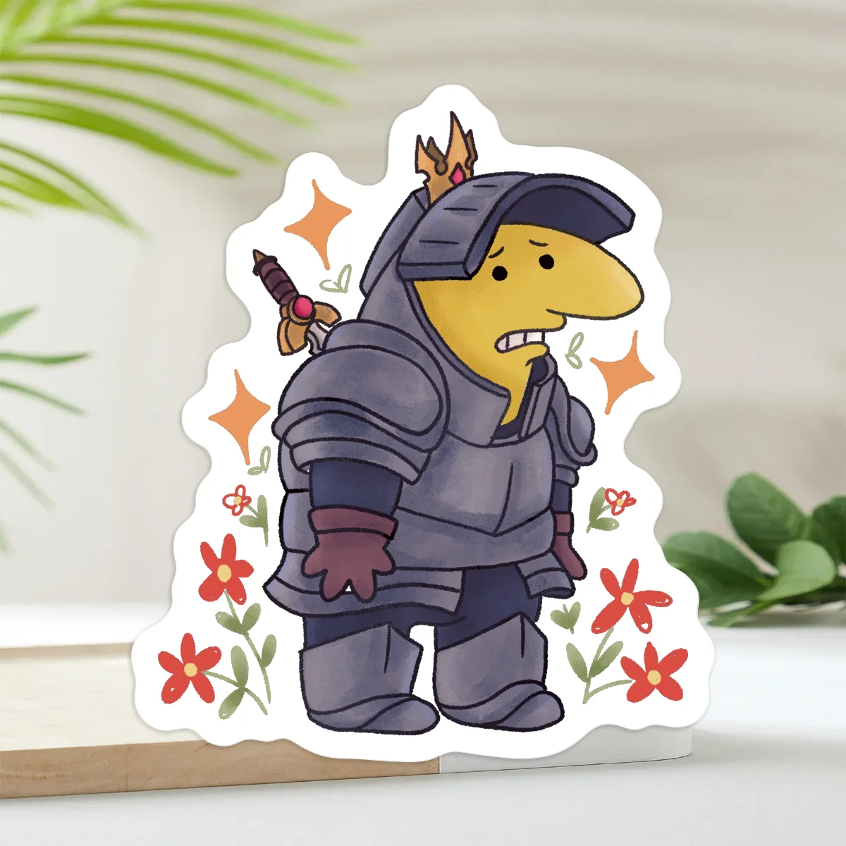 Knight Charlie Vinyl Sticker | 5 pcs