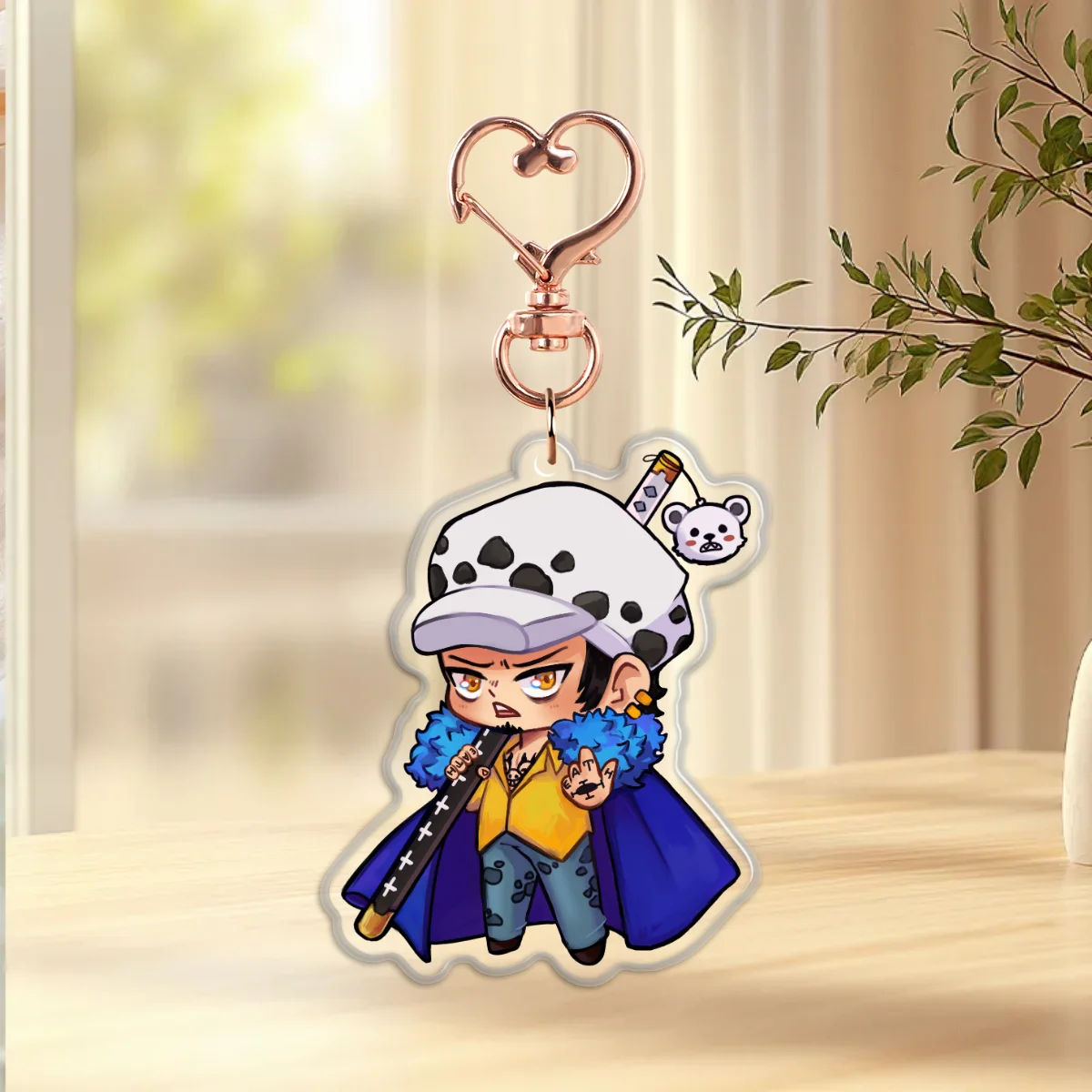 Onigashima Trafalgar Law - Epoxy Keychain
