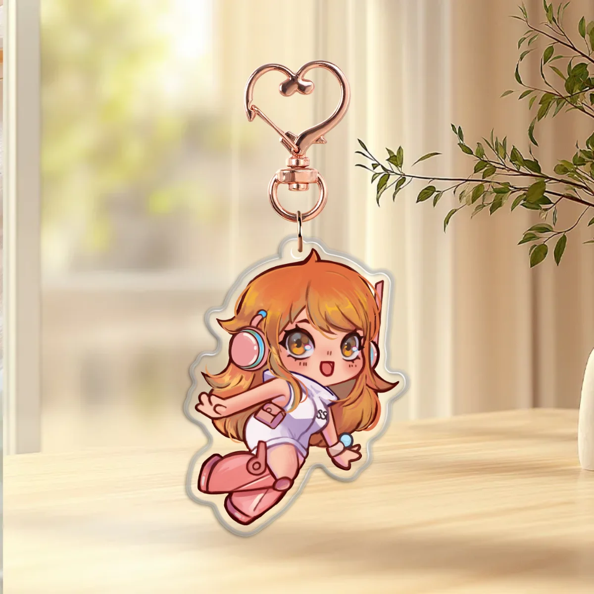 Nami Egghead - Epoxy Keychain