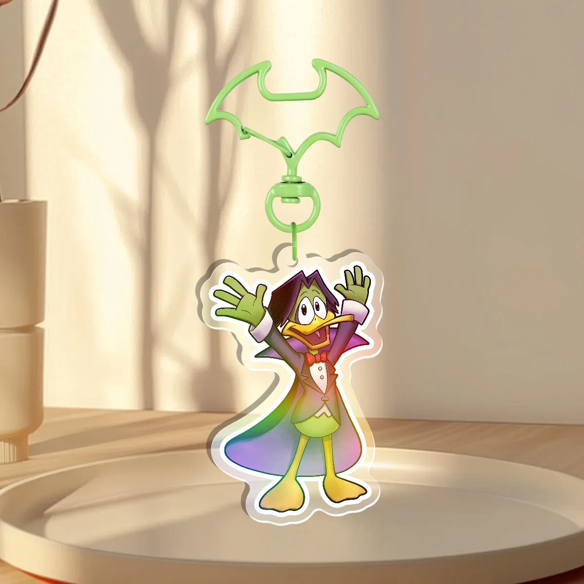 Count Duckula the 17th Holographic Keychain