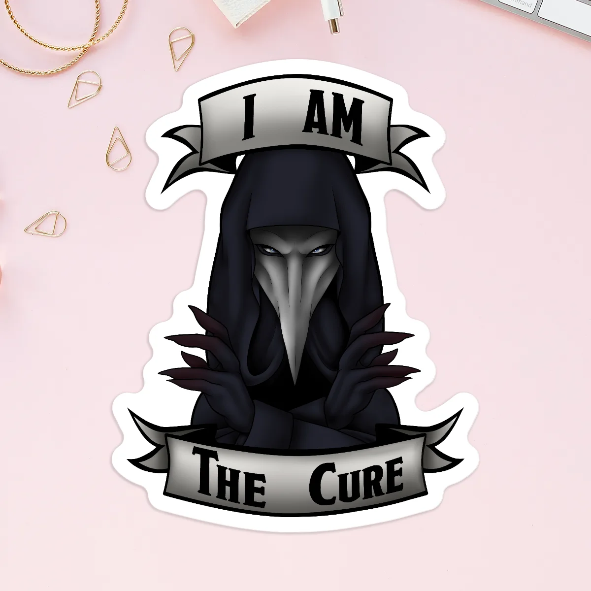 SCP 049 Plague Doctor Sticker