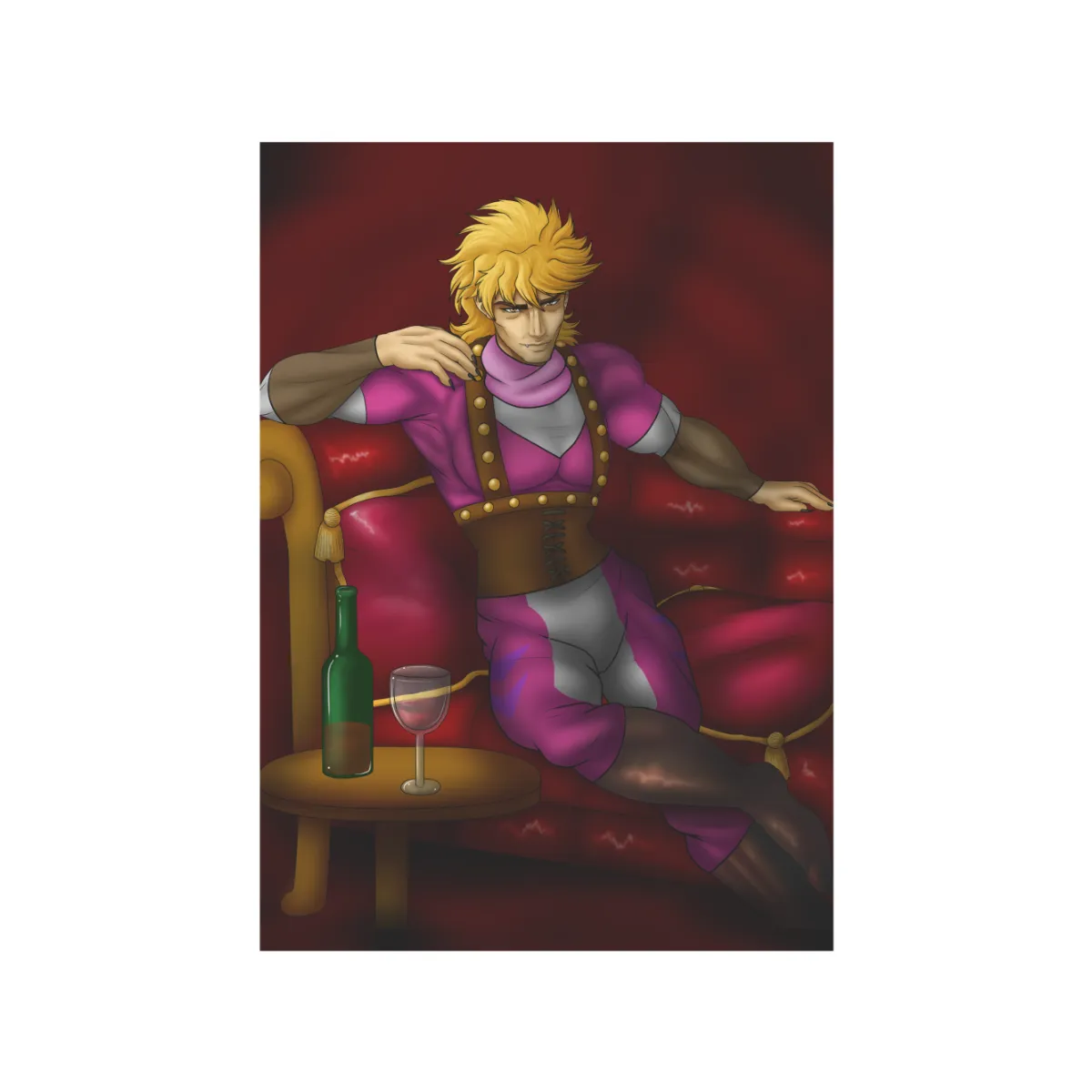 JJBA - Dio's Parlour - Poster print