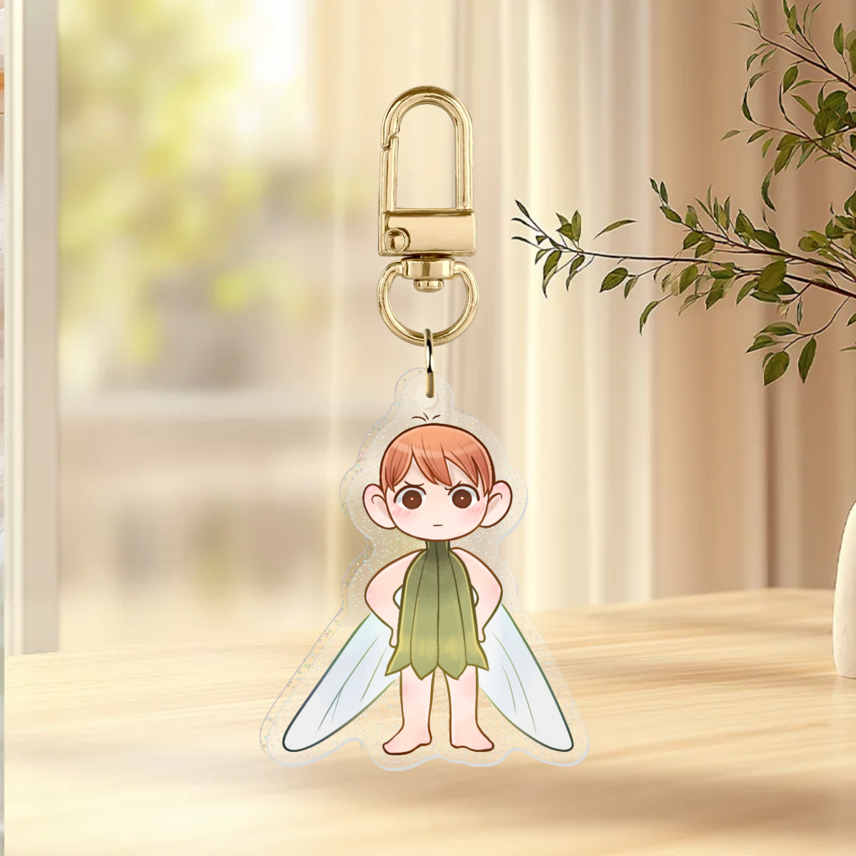 Fairy Chilchuck Glitter Acrylic Keychain