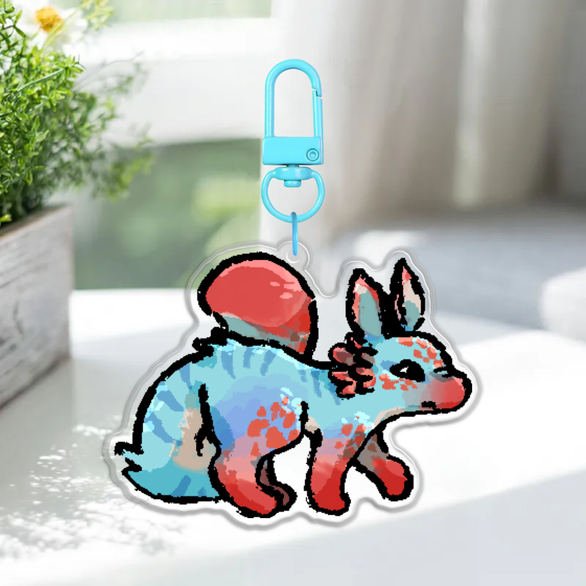 Tundran Rock-hopper Acrylic Keychain