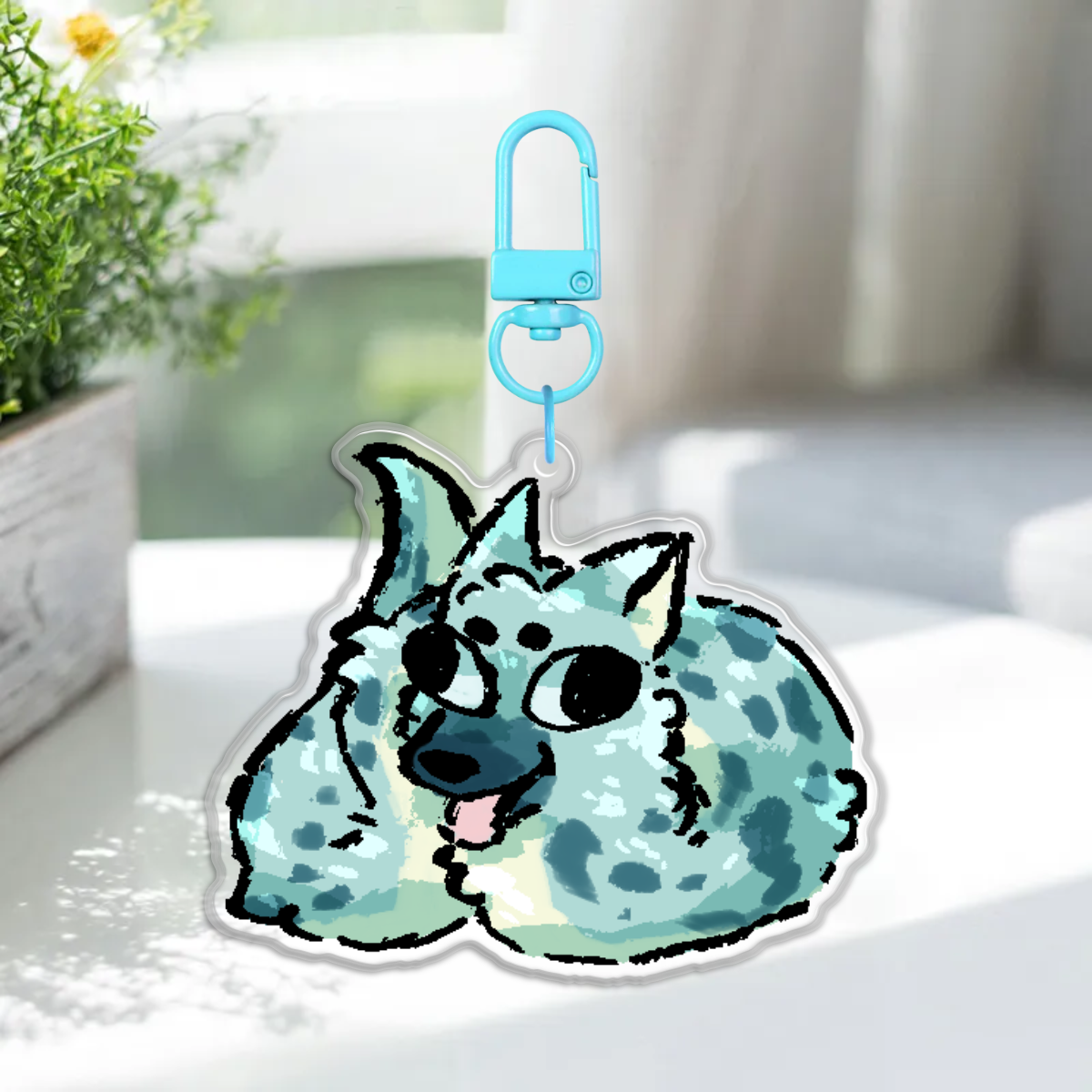 Tree Snog Acrylic Keychain