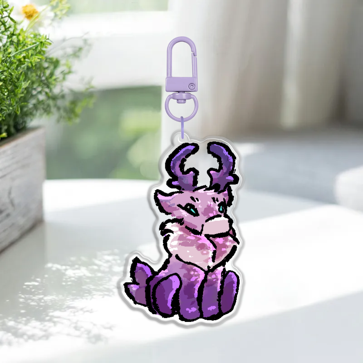 Western Cervan Acrylic Keychain