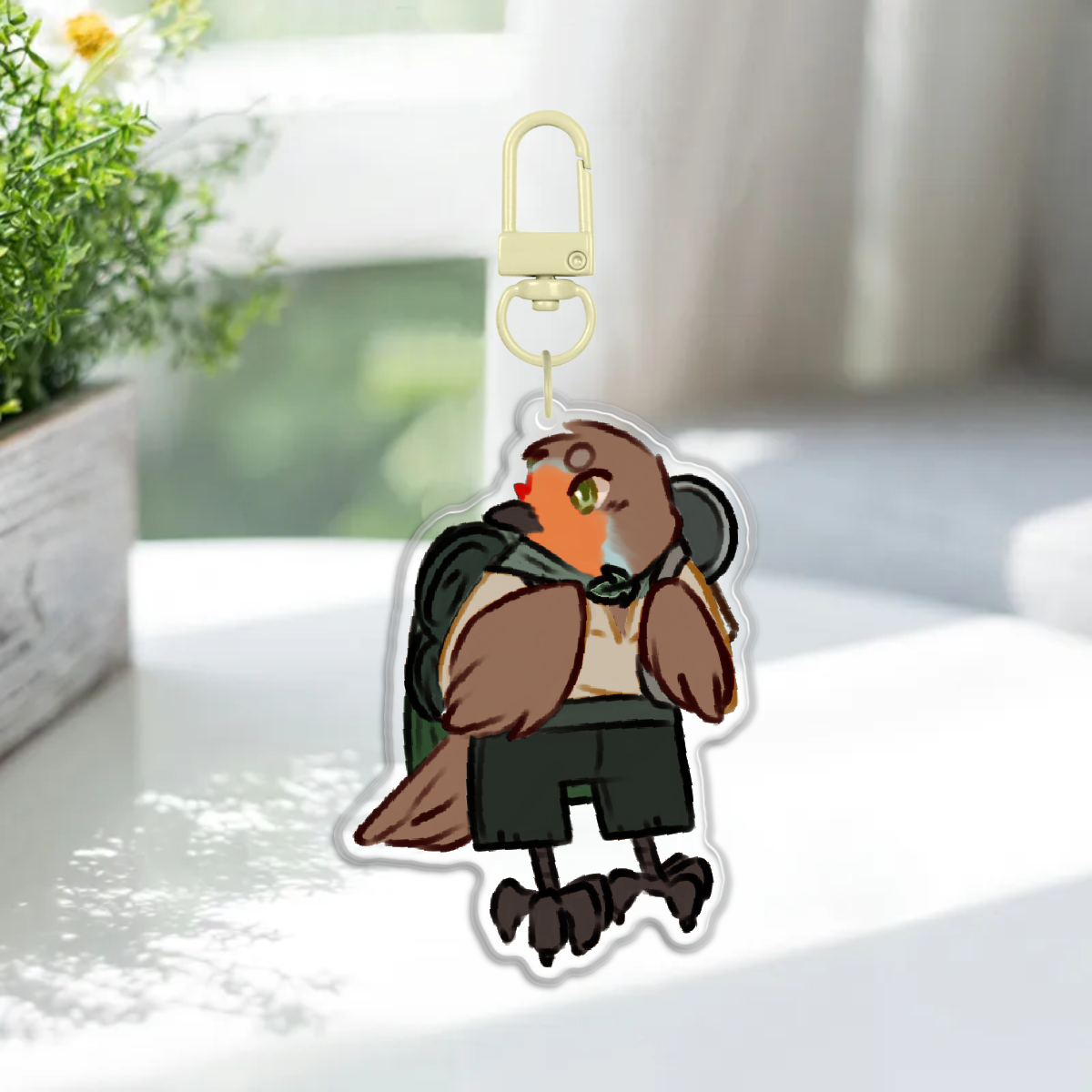 Sam Robin Acrylic Keychain (Lord of the Wings)