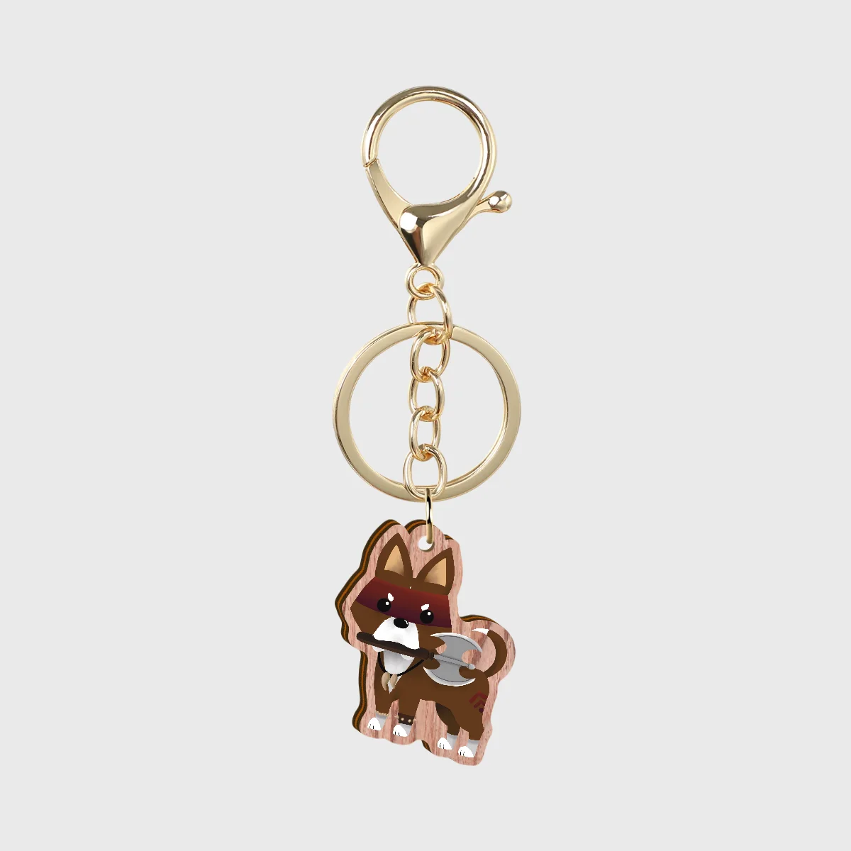 Chihuahua Barbarian Keychain