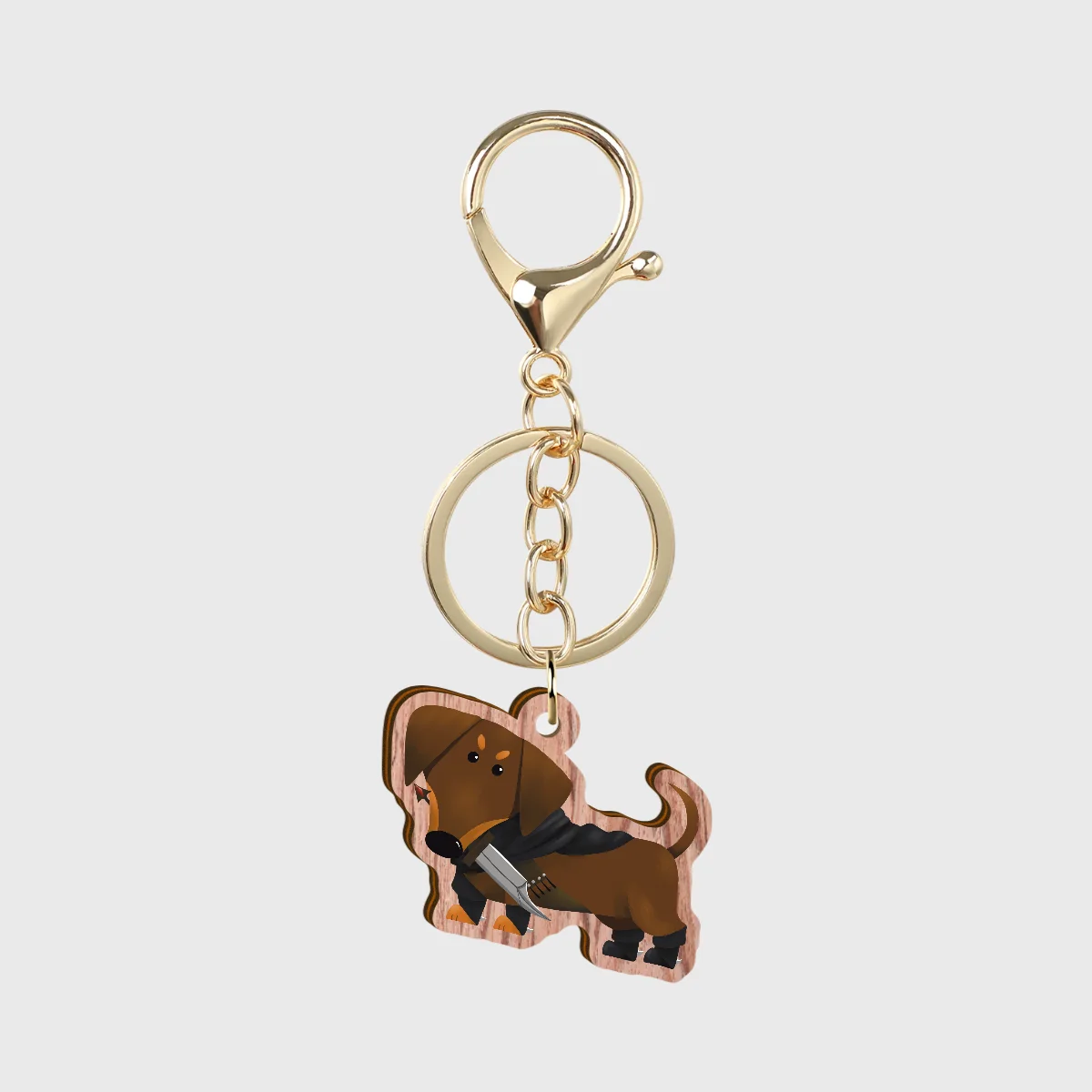 Dachshund Rogue Keychain