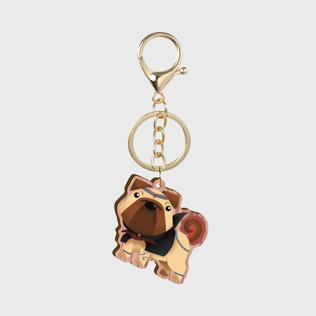 Pug Warlock Keychain