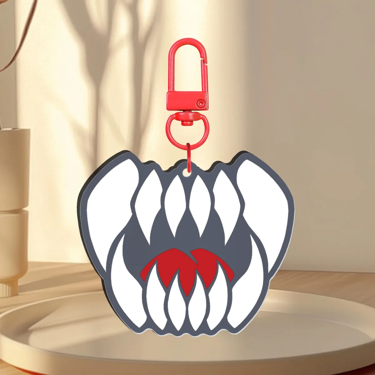 Vampire Bite Colored Acrylic Keychain