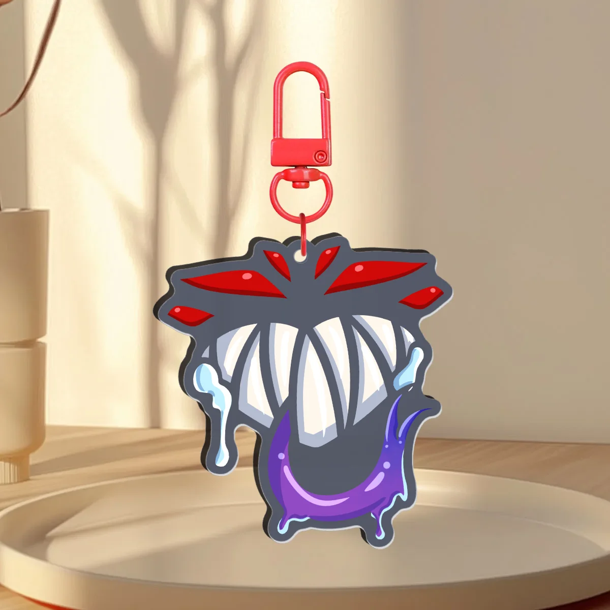 Bite Colored Acrylic Keychain